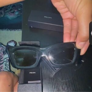 Prada Elegant Black Eyewear